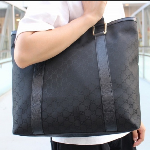 GG Canvas Small/Dollar Calf Nero - Gucci Outlet Handbag - Made in Italy 341536 - Picture 3 of 17